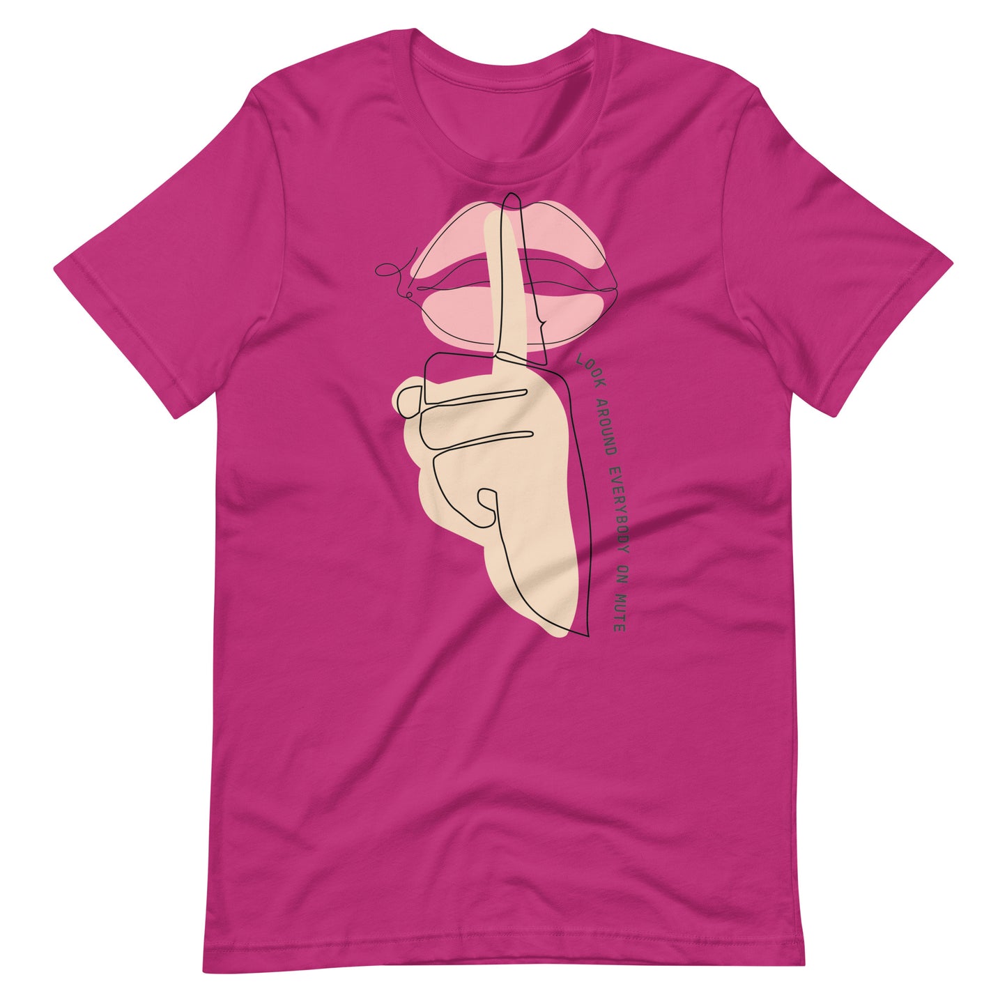 Mute Drawing Unisex t-shirt