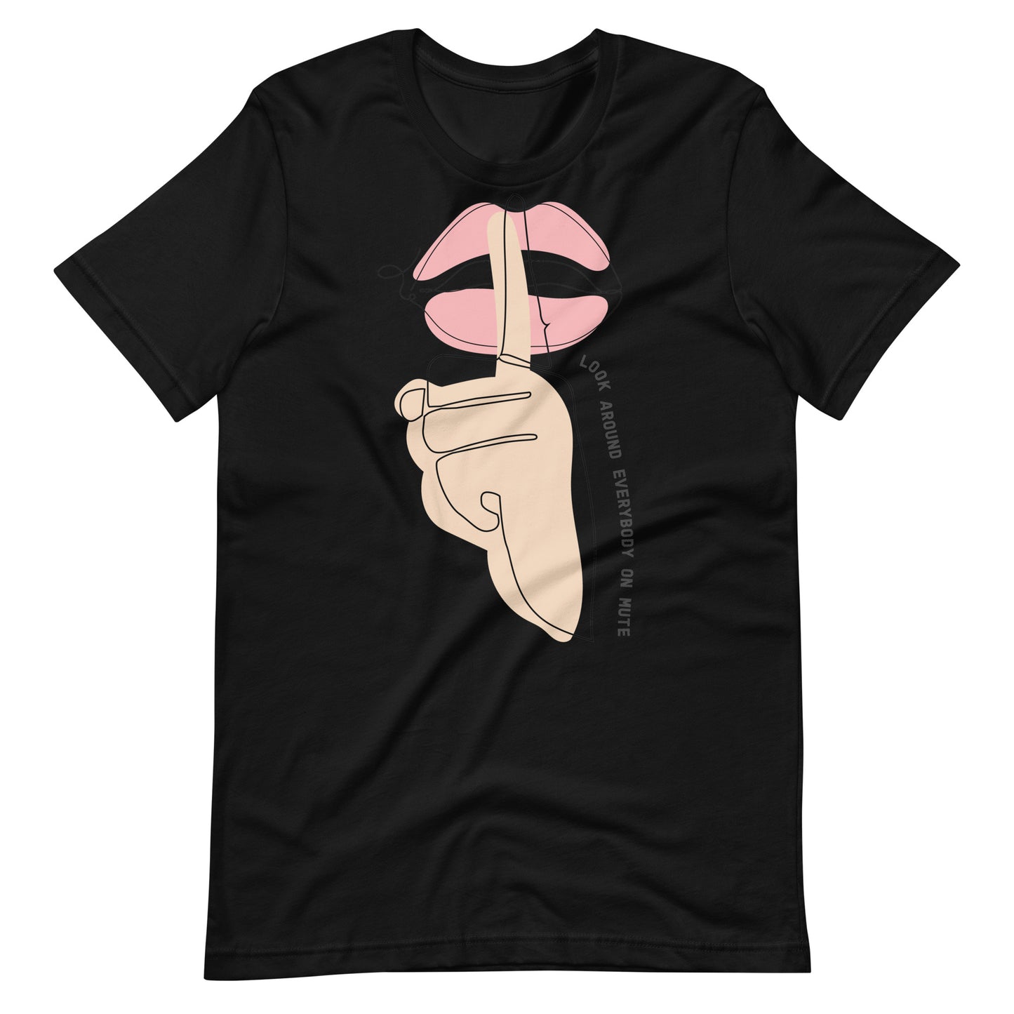 Mute Drawing Unisex t-shirt