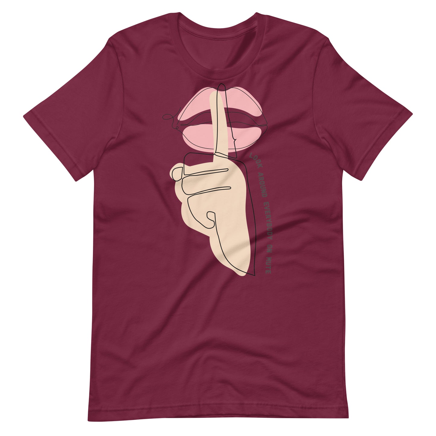Mute Drawing Unisex t-shirt