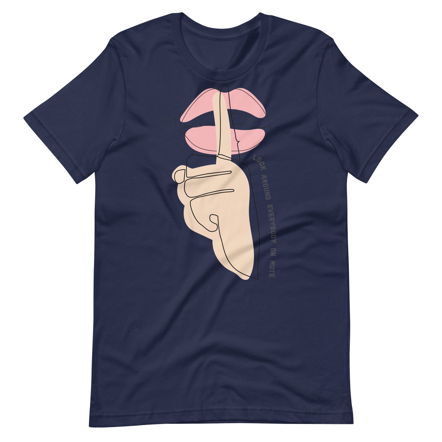 Mute Drawing Unisex t-shirt