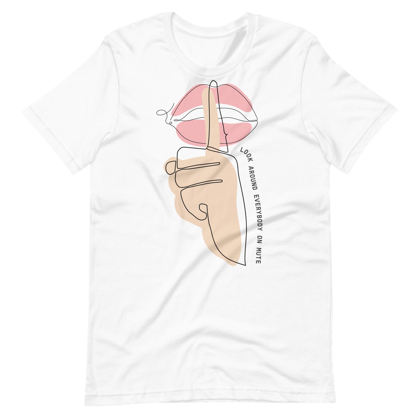 Mute Drawing Unisex t-shirt