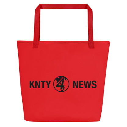 KNTY News All-Over Print Large Tote Bag