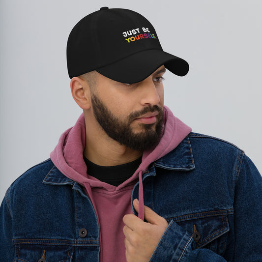 Be Yourself Pride Dad Hat
