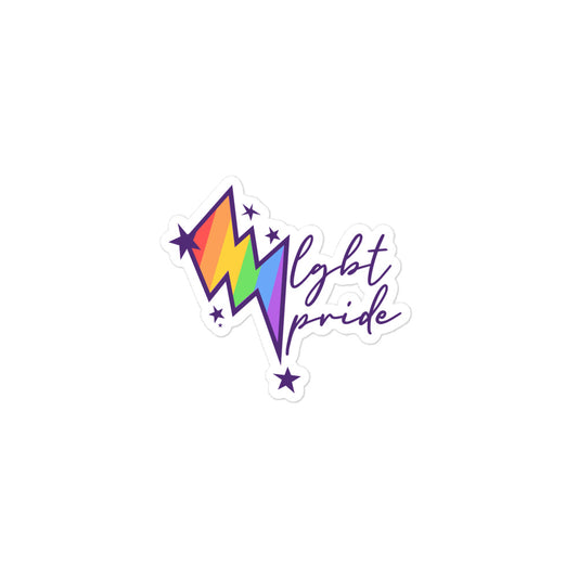 LGBT Pride Lightning Bolt stickers