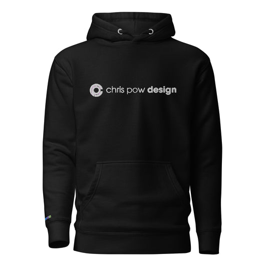 Chris Pow Design Logo Unisex Hoodie